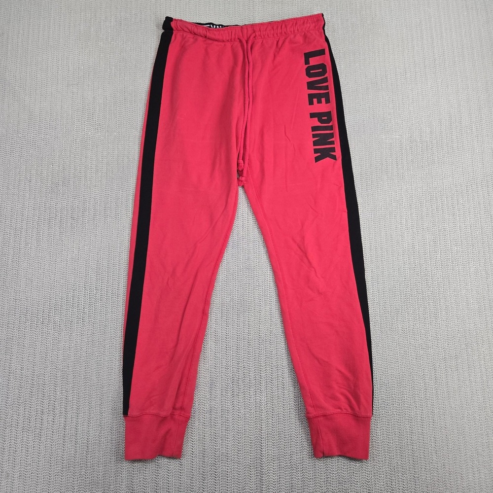 PINK Victoria's Secret Pants Womens Small Pink Love Pink Joggers Sweatpants